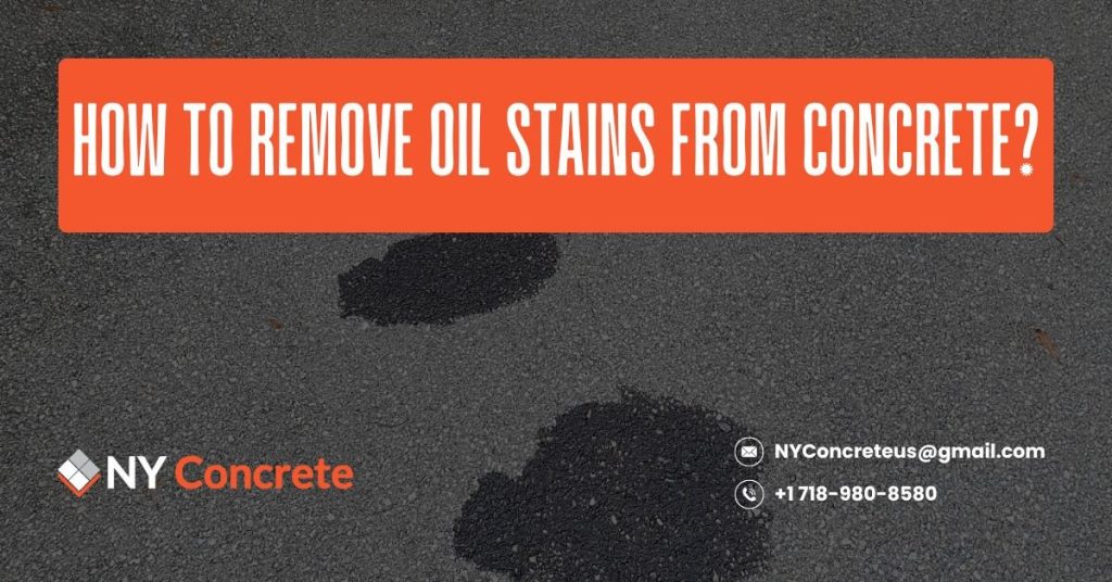 How to Remove Oil Stains from Concrete