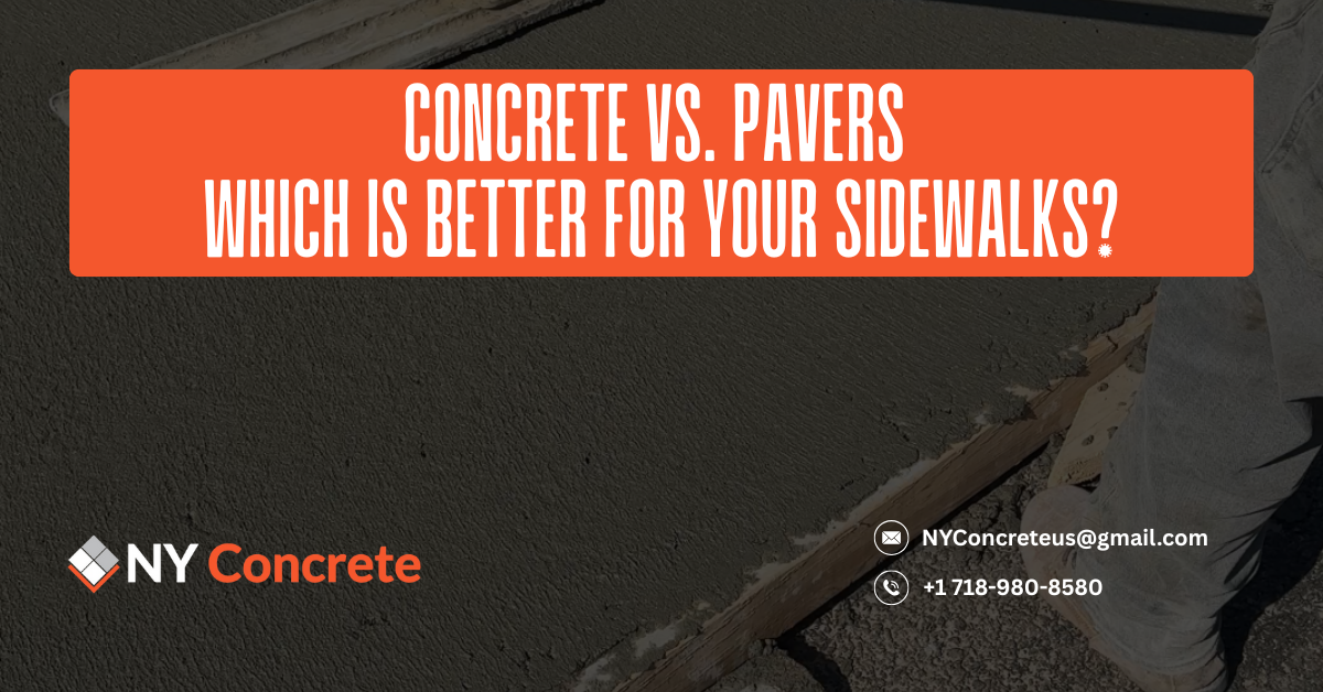 Concrete vs. Pavers: Which is Better For Your Sidewalks?