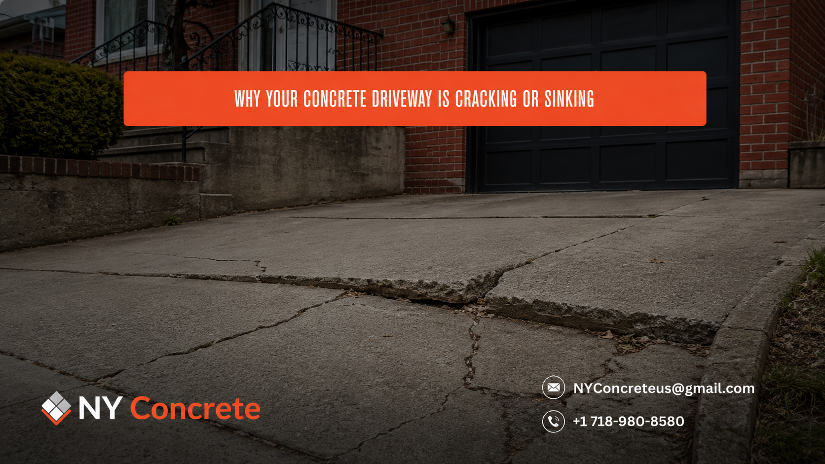 Why Your Concrete Driveway Is Cracking or Sinking