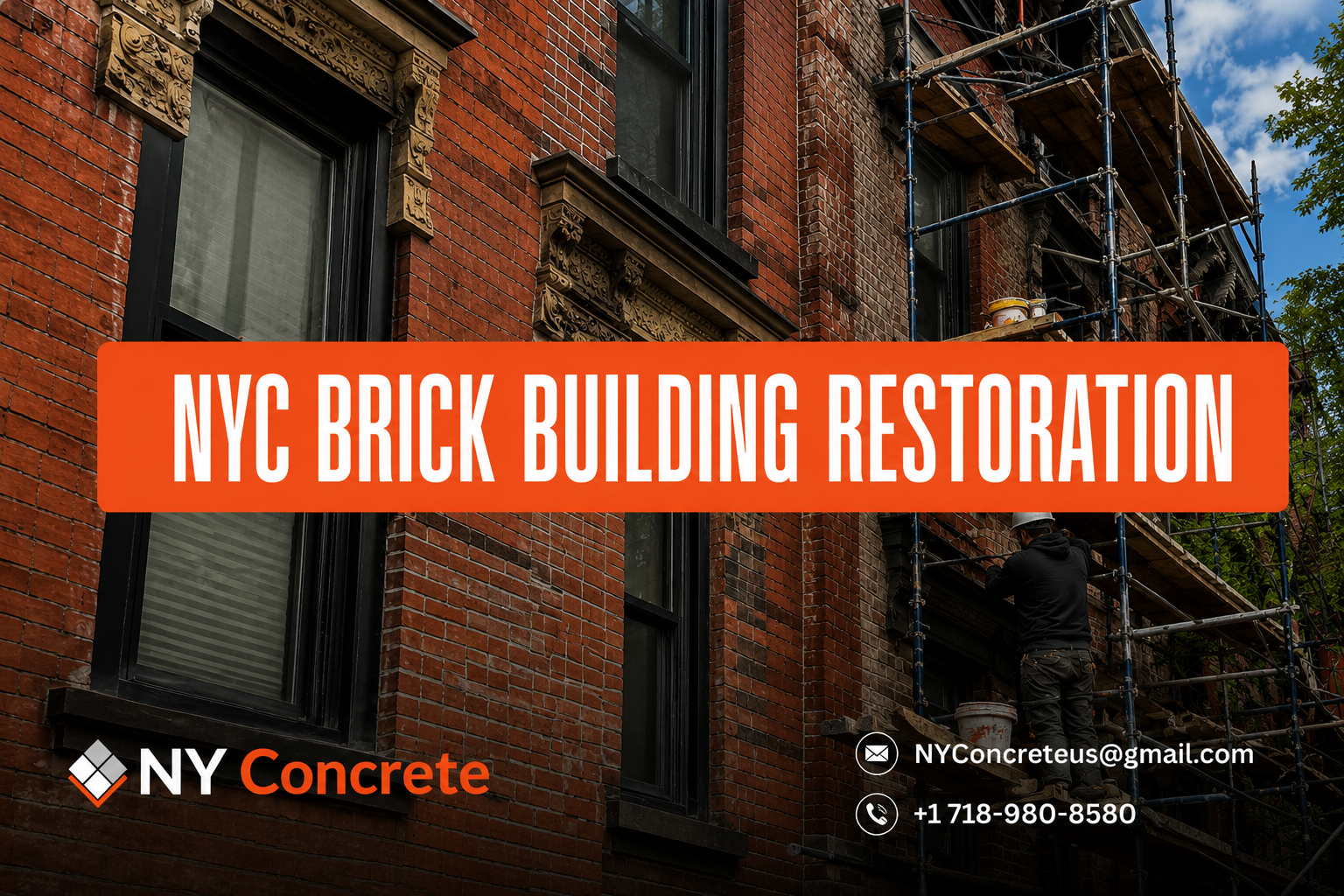 Process of Restoring Old Brick Buildings in New York