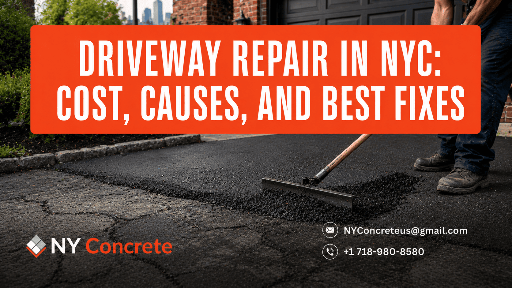 Driveway Repair in NYC: Cost, Causes, and Best Fixes