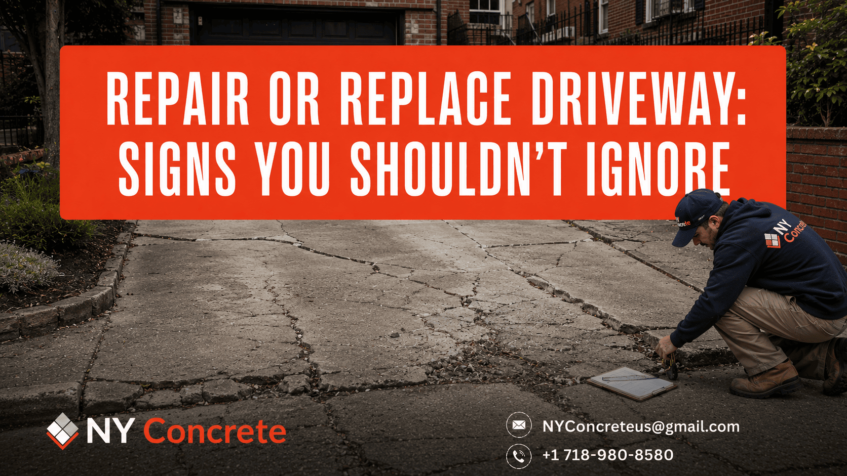 Repair or Replace Driveway: Signs You Shouldn’t Ignore