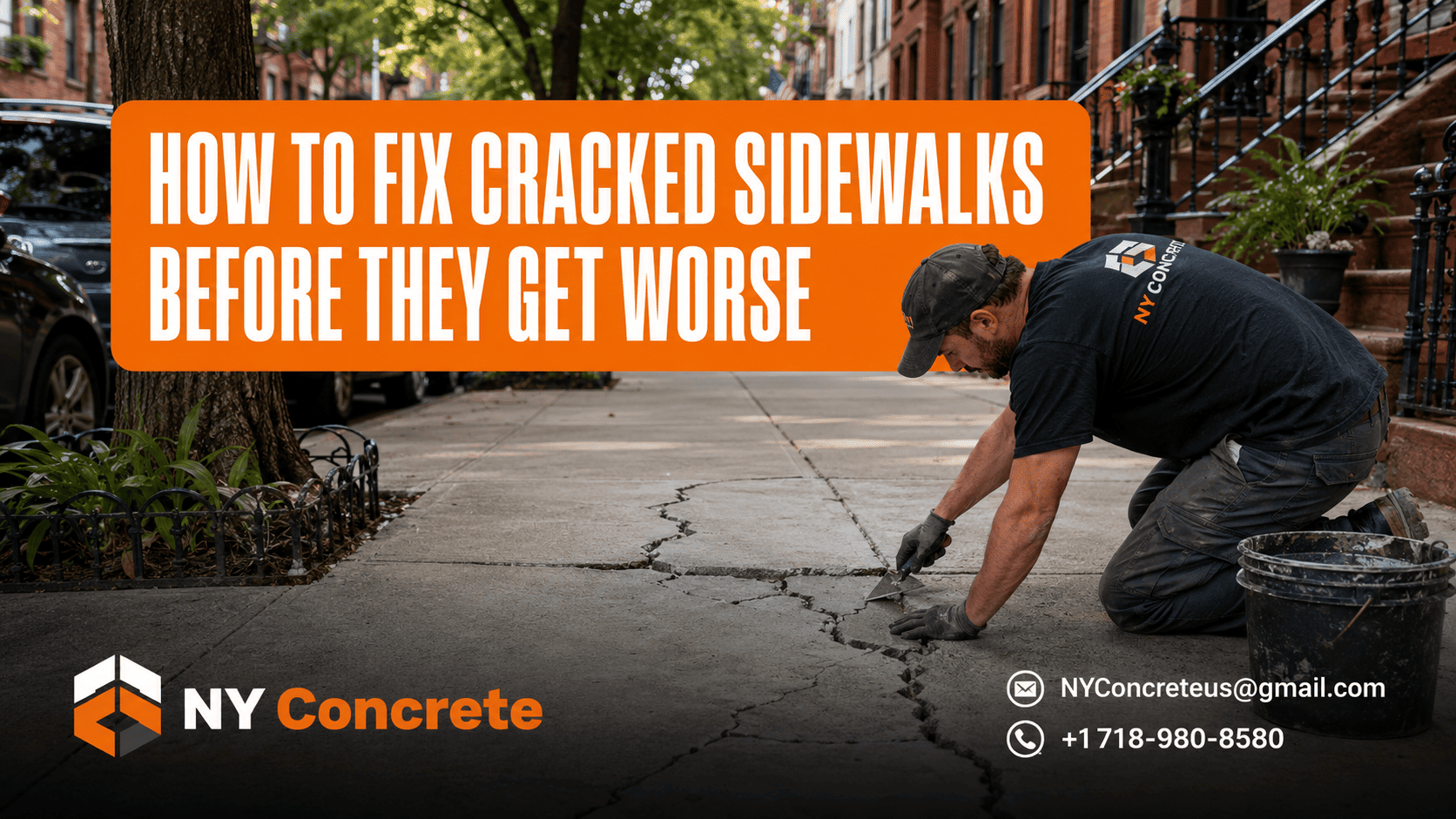 How to Fix Cracked Sidewalks Before They Get Worse